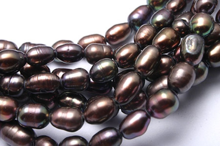 [W] E408-Freshwater Pearl-(10Strand)-4*5mm Freshwater Pearl Oval Beads-Natural Pearls-Burgundy Purple-Wholesale Pearl, [PRODUCT_SEARCH_KEYWORD], JEWELFINGER-INBEAD, [CURRENT_CATE_NAME]