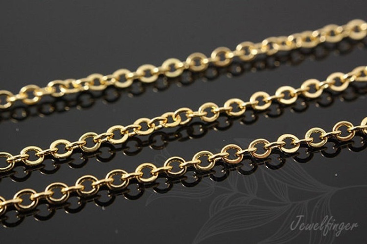[W] A161- 245SF-Gold Plated Chain (20M), [PRODUCT_SEARCH_KEYWORD], JEWELFINGER-INBEAD, [CURRENT_CATE_NAME]