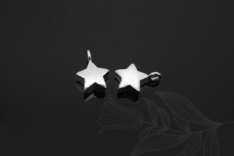 [W] M934-Rhodium Plated-(20pcs)-Brass Tiny Star-Metal Star Charms-Wholesale Charms, [PRODUCT_SEARCH_KEYWORD], JEWELFINGER-INBEAD, [CURRENT_CATE_NAME]
