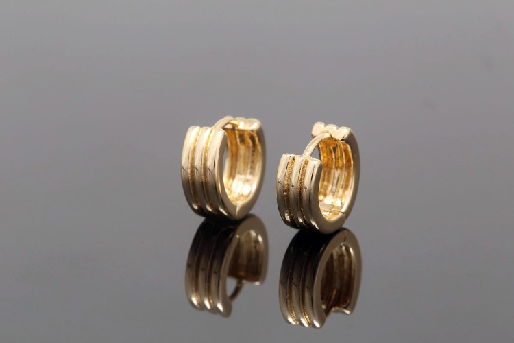 [W] E429-Gold Plated (10pairs)-11mm Round Lever Back Earrings-Earring Component-Nickel Free, [PRODUCT_SEARCH_KEYWORD], JEWELFINGER-INBEAD, [CURRENT_CATE_NAME]