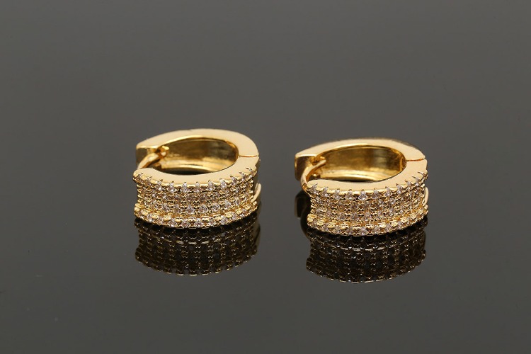 [W] CH7026-Gold Plated (10pairs)-15mm Special Cubic Lever Back Earrings-Nickel Free, [PRODUCT_SEARCH_KEYWORD], JEWELFINGER-INBEAD, [CURRENT_CATE_NAME]