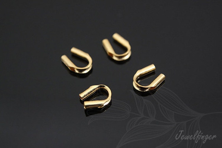 [W] K1066-Gold Plated-(100pcs)-Wire Guardians-Wholesale Clasps, [PRODUCT_SEARCH_KEYWORD], JEWELFINGER-INBEAD, [CURRENT_CATE_NAME]