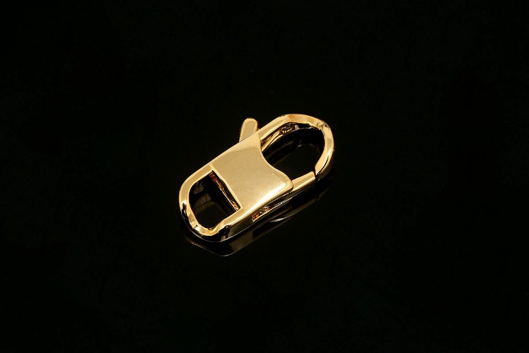 CH6076-Gold Plated-(1piece)-15*8mm Brass Lobster Clasp-Unique Clasp, [PRODUCT_SEARCH_KEYWORD], JEWELFINGER-INBEAD, [CURRENT_CATE_NAME]
