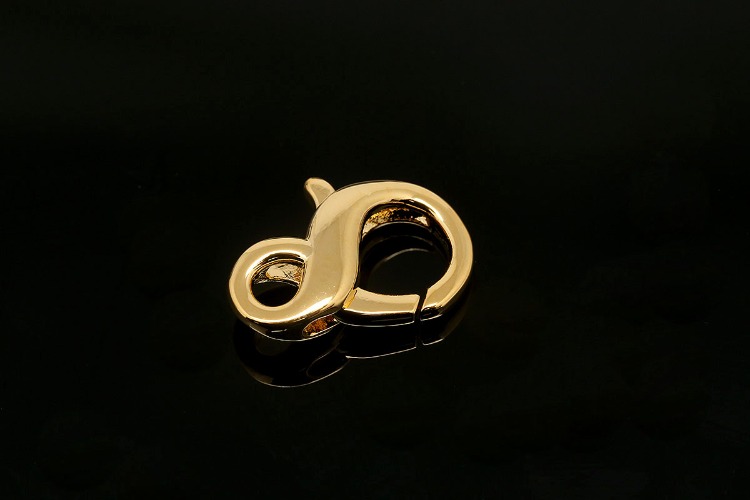 CH6075-Gold Plated-(1piece)-15*11.5mm Brass Lobster Clasp-Big Clasp, [PRODUCT_SEARCH_KEYWORD], JEWELFINGER-INBEAD, [CURRENT_CATE_NAME]