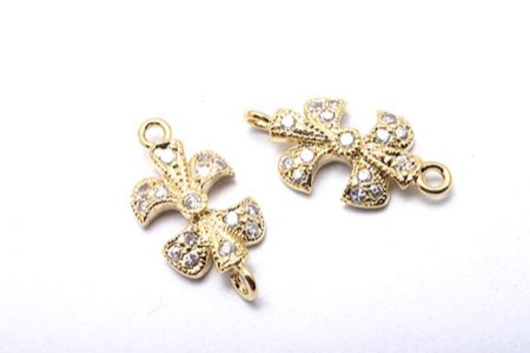 K632-Gold Plated-(1piece)-CZ Silver Connects-Wholesale Silver Connects, [PRODUCT_SEARCH_KEYWORD], JEWELFINGER-INBEAD, [CURRENT_CATE_NAME]