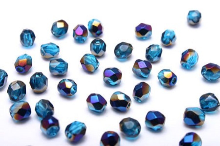 [W] C160-Fire Polished-(400pcs)-Capri Blue 3mm-Wholesale Jade, [PRODUCT_SEARCH_KEYWORD], JEWELFINGER-INBEAD, [CURRENT_CATE_NAME]