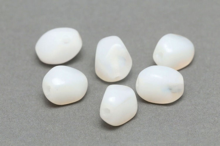 [W] C397-Czech Glass-(180pcs)-6*8mm Czech Glass Rondelle Beads ,White Czech Beads,Jewelry Making Beads, [PRODUCT_SEARCH_KEYWORD], JEWELFINGER-INBEAD, [CURRENT_CATE_NAME]
