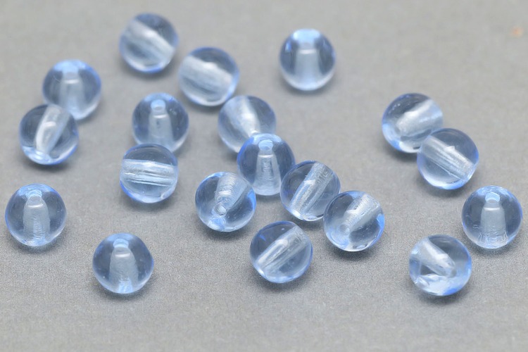 [W] C421-Czech Glass-(500pcs)-4mm Czech Glass Round Beads ,Light Blue Czech Beads,Jewelry Making Beads, [PRODUCT_SEARCH_KEYWORD], JEWELFINGER-INBEAD, [CURRENT_CATE_NAME]