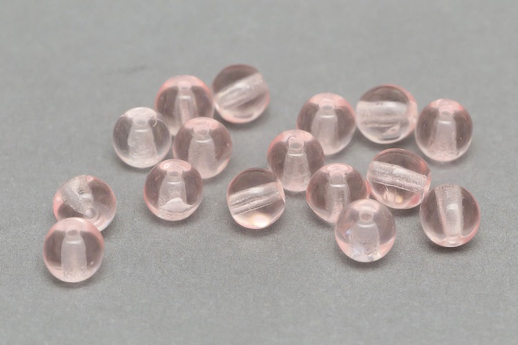 [W] C413-Czech Glass-(500pcs)-4mm Czech Glass Round Beads ,Light pink Czech Beads,Jewelry Making Beads, [PRODUCT_SEARCH_KEYWORD], JEWELFINGER-INBEAD, [CURRENT_CATE_NAME]