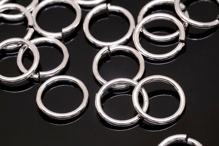 [W] B319-Ternary Alloy Plated-1.2x8mm O Ring-Open Link (100g), [PRODUCT_SEARCH_KEYWORD], JEWELFINGER-INBEAD, [CURRENT_CATE_NAME]