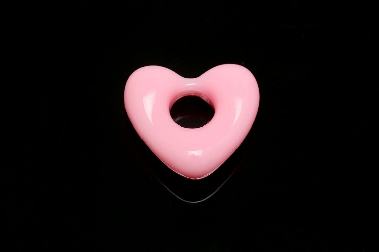 B124-Pink Epoxy-(2pcs)-13*14mm Epoxy Heart Charms,High Quality Resin Heart Pendant,DIY Jewelry Craft Supplies, [PRODUCT_SEARCH_KEYWORD], JEWELFINGER-INBEAD, [CURRENT_CATE_NAME]