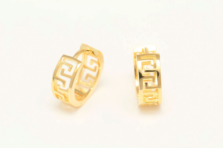 K928-Gold Plated (1pairs)-12.5mm Round Lever Back Earrings,Unique Round Hoop Earrings,Minimalist Earring-Nickel Free, [PRODUCT_SEARCH_KEYWORD], JEWELFINGER-INBEAD, [CURRENT_CATE_NAME]