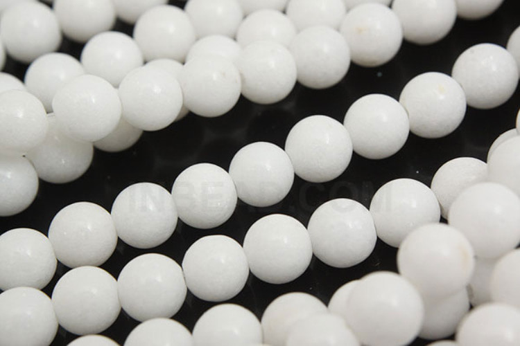 [W] G021-White Jade Round 4mm (1strand), [PRODUCT_SEARCH_KEYWORD], JEWELFINGER-INBEAD, [CURRENT_CATE_NAME]