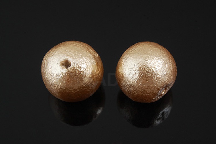 E1009-Cotton Pearl-(2pcs)-10mm Japanese Cotton Pearl-Bronze Cotton Pearl Beads-Wholesale Pearl, [PRODUCT_SEARCH_KEYWORD], JEWELFINGER-INBEAD, [CURRENT_CATE_NAME]