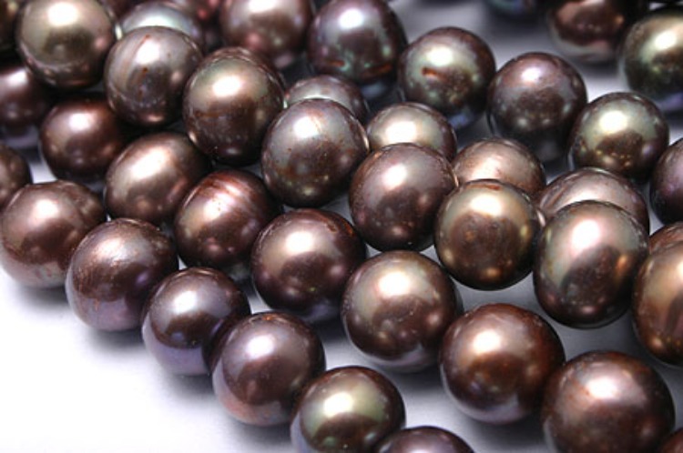 [W] E407-Freshwater Pearl-(10Strand)-7mm Freshwater Pearl Beads-Natural Pearls-Burgundy-Wholesale Pearl, [PRODUCT_SEARCH_KEYWORD], JEWELFINGER-INBEAD, [CURRENT_CATE_NAME]