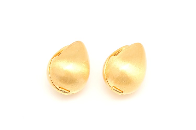 CH2081-Gold Plated (1pairs)-13.5*18mm Teardrop Shape Lever Back Earrings,Waterdrop Hoop Earrings,Nickel Free, [PRODUCT_SEARCH_KEYWORD], JEWELFINGER-INBEAD, [CURRENT_CATE_NAME]
