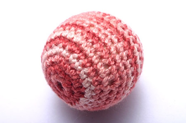 [W] E580-Wool Ball-(20pcs)-25mm Pink Ball, [PRODUCT_SEARCH_KEYWORD], JEWELFINGER-INBEAD, [CURRENT_CATE_NAME]