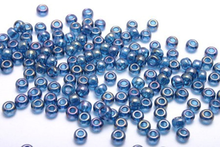 [W] E070-1.9mm Hirosima Seed Beads Capri Blue AB(100g), [PRODUCT_SEARCH_KEYWORD], JEWELFINGER-INBEAD, [CURRENT_CATE_NAME]