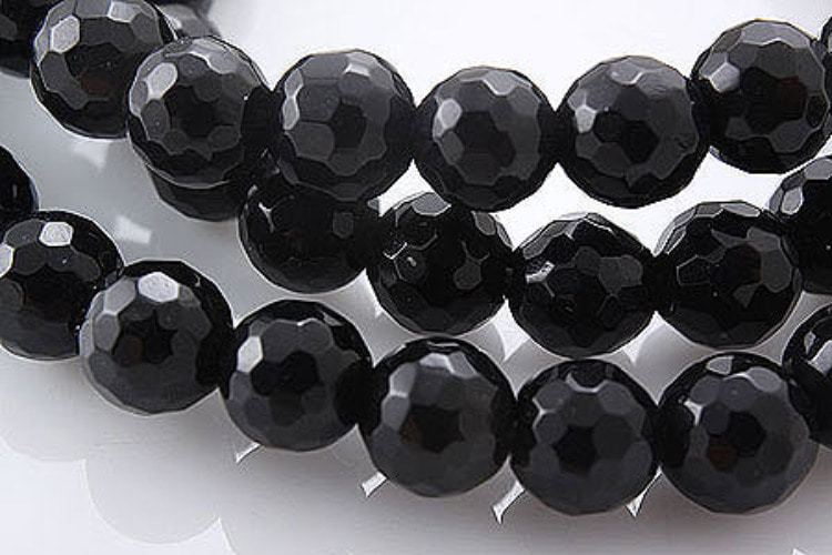 G076-Black Onyx  Micro Cutting Round 6mm (10pcs), [PRODUCT_SEARCH_KEYWORD], JEWELFINGER-INBEAD, [CURRENT_CATE_NAME]