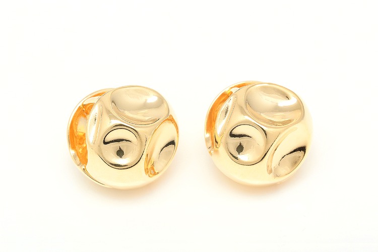 [W] S135-Gold Plated (10pairs)-16mm Round Lever Back Earrings-Ball Earrings-Nickel Free, [PRODUCT_SEARCH_KEYWORD], JEWELFINGER-INBEAD, [CURRENT_CATE_NAME]