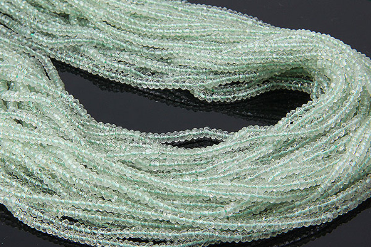[W] JJ103-Green Amethyst Rondelle 3~3.2mm (1strand), [PRODUCT_SEARCH_KEYWORD], JEWELFINGER-INBEAD, [CURRENT_CATE_NAME]